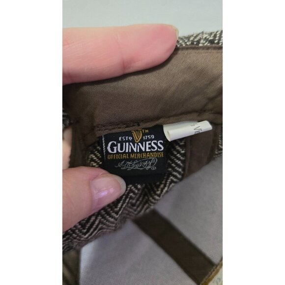 Guinness Ireland Herringbone Tweed Adjustable Baseball Cap With Embroidered Logo - Picture 7 of 10